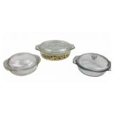 Pyrex and Anchor Hocking Glass Casserole Dishes