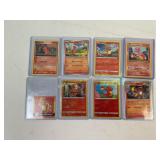 8 Pokemon Charmander Cards