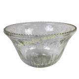 Large Vintage Crystal Grapevine Punchbowl /