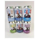 6 Funko Sodas