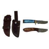 2 Damascus Knives