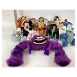 12 Stuffed Animals/Plush Characters
