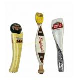3 Beer Tap Handles, Bells, Leinenkugels, Stella Ar