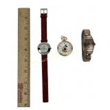 Lorus Mickey Mouse Pocket watch with stainless
