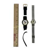 Lorus and Seiko Mickey Mouse watches, black