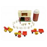 Vintage Fisher Price Barn, Tractors, Trailors,