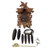 Vintage Double Door  West Germany Cuckoo Clock
