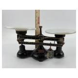 Antique Ohaus apothecary scale cast iron with
