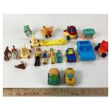 Vintage Misc Toys  Lot  Figures, Vehicles, Doll