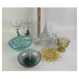 Indiana Glass Candy Dish, Lenox Vase, Mexican ï¿½Mar