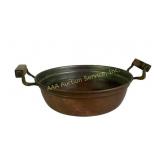 Copper Pan With Wooden Handles