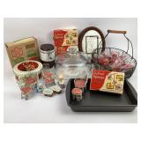 Glass Dome Cake Platter, DuPont Sponge, Alvin Toys