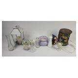 Lantern, Glass Vases, Figurines, Candle Holders