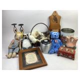 Aluminum Canister, Stuffed Animals, Owl Hanger