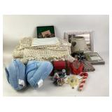 Crocheted Textiles, Holiday Ornaments, Candle Hold