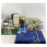 Glassware: Peanuts, Smurfs, Saturday Evening Post,