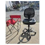 Hi Top Swivel Office Chair & Directors Chair