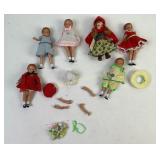 Vintage Effanbee Wee 5" Doll Lot