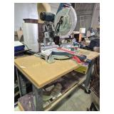 Bosch Miter Saw GCM12SD Mounted on Table with