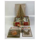 1970s Christmas Ornaments; Corning Brand,ï¿½Butterfl