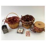 Longaberger baskets, Candle Holder