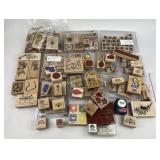 Rubber Stamps: flowers, letters, Easter,