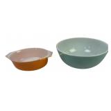 Pyrex 4 QT Turquoise Robins Egg Blue #404 mixing