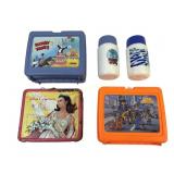 1972 Miss America metal Lunchbox, 1988 Police