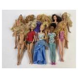 Barbie Dolls  Lot of  11