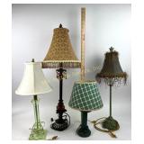 Table Lamps with Shades, Mixed Designs