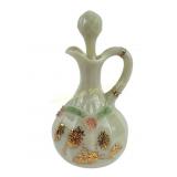 Northwood Custard Glass Uranium Chrysanthemum Spri