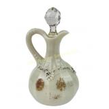 Northwood Custard Glass Uranium Chrysanthemum Spri
