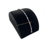 925 Sterling Silver Bracelet featuring Purple Tanz