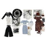(3) Gene Doll Outfits: 1999 Cognac Evening Outift,