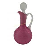 Murano Mop Satin Glass Creut, Drape Optic, Mid-20t