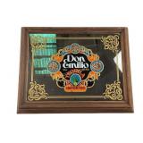 Don Emilio Tequila Imports Framed Advertising Mirr
