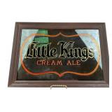 Little Kings Cream Ale Framed Advertising Mirror