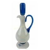 Murano Art Glass Opaline Cruet- Reproduction of a