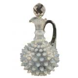 Opalescent Hobnail Cruet Hobbs, Brockunier & Co. e