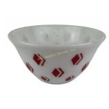 McKee Red Diamond Check Mixing Bowl