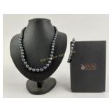 Sterling & Cultured Pearl Necklace