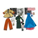 (3) Gene Doll Outfits: 1997 Mandarin Mood Outfit,