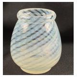 EAPG Victorian Opalescent Swirl Toothpick Holder