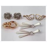 (4) Pairs Sterling Silver Earrings