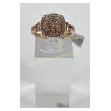10k Gold Size 7 Luxoro Ring made in India with Cle