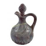 Northwood Purple Slag Glass Scroll with Acanthus C