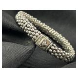 Sterling Lagos Caviar Bracelet 46 grams