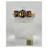 2.228 Gram STS Sterling Silver Ring with a Gold Co