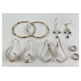 (5) Pairs Sterling Silver Earrings
