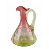 Hobbs, Brockunier & Co. Rubina Verde Thumbprint Cr